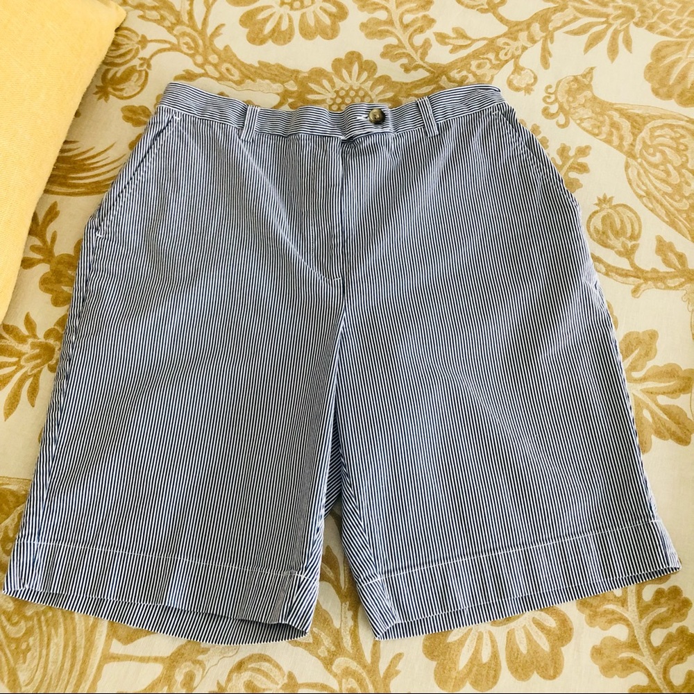 Lands End Pinstripe Shorts